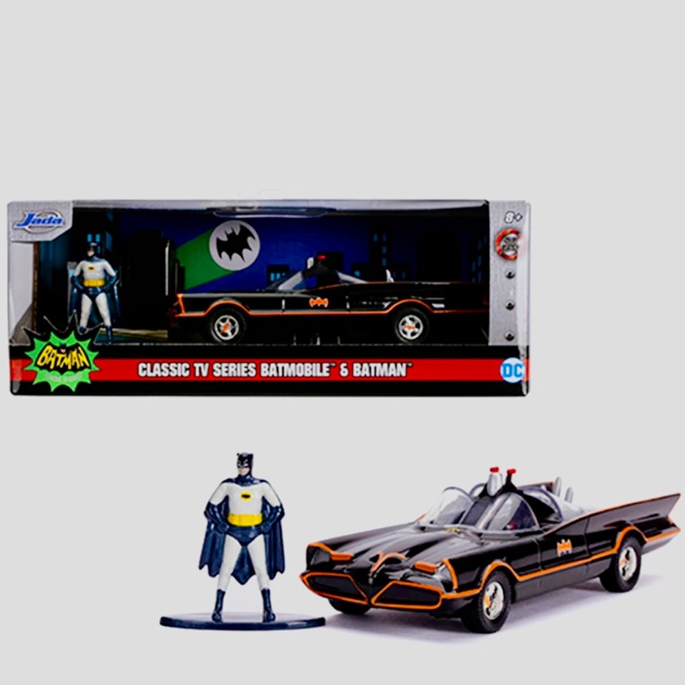 Jada Classic TV Series Batmobile and Batman Die-Cast 1:32 Set